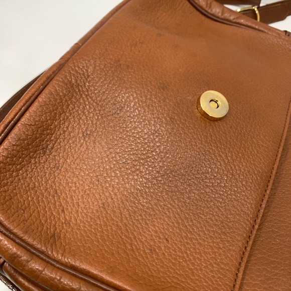 Burberry Brown Leather Shoulder Bag Sku#85019 (Gently used, mold) - Picture 12 of 13